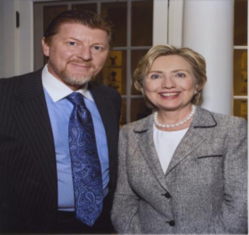 Richard_Rydstrom_Hillary_Clinton_Clinton DC Home Presidential Election